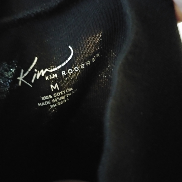 Black Top Kim Rogers Long Sleeve Cotton Shirt - Picture 4 of 8